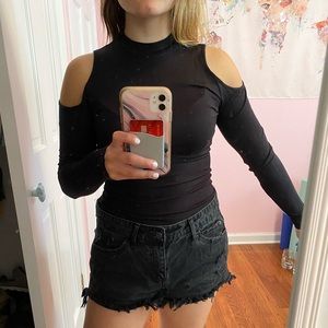 Garage Long Sleeve Black Shirt